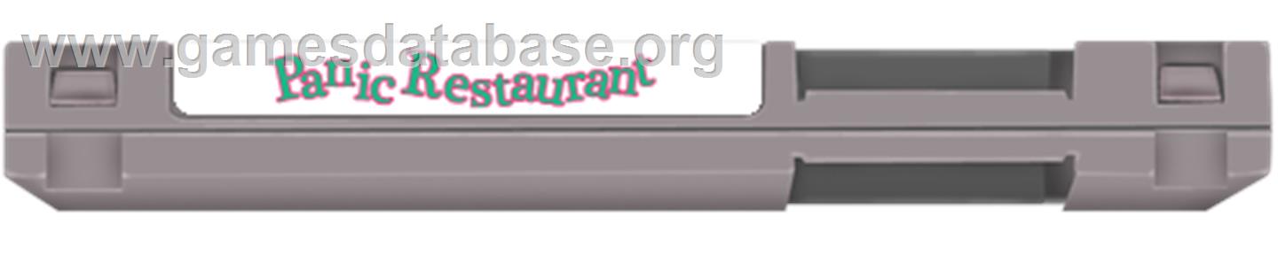 Panic Restaurant - Nintendo NES - Artwork - Cartridge Top