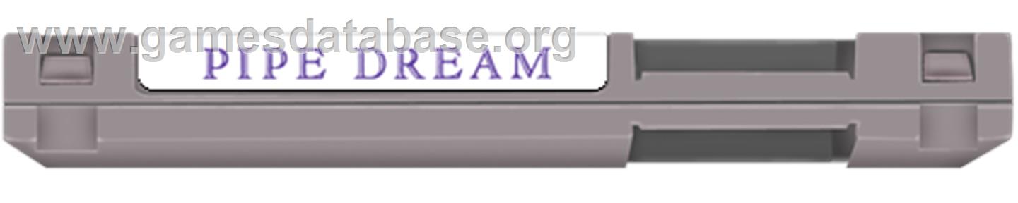 Pipe Dream - Nintendo NES - Artwork - Cartridge Top
