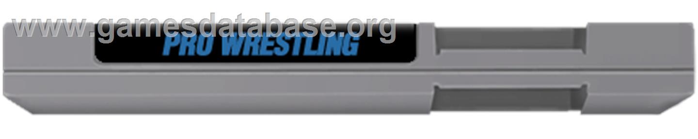 Pro Wrestling - Nintendo NES - Artwork - Cartridge Top