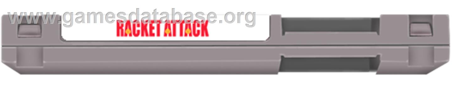 Racket Attack - Nintendo NES - Artwork - Cartridge Top