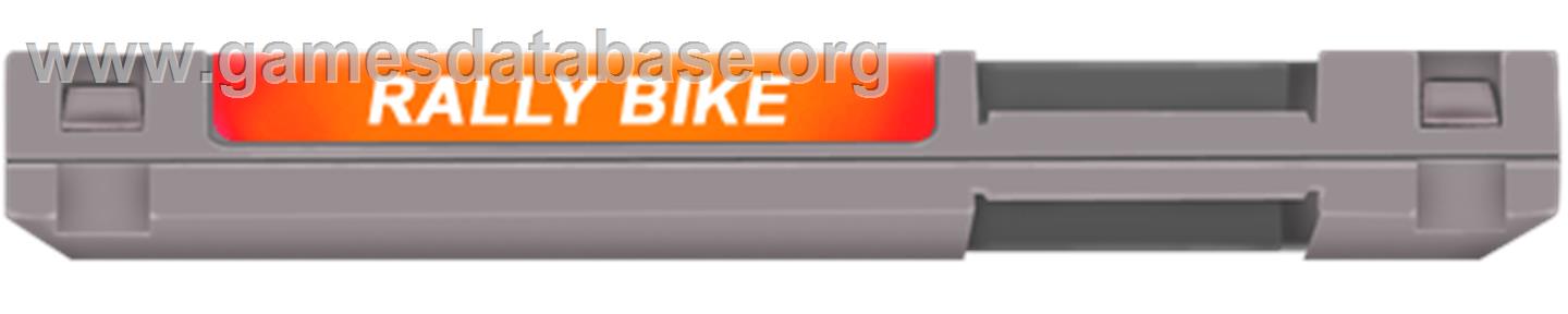 Rally Bike - Nintendo NES - Artwork - Cartridge Top