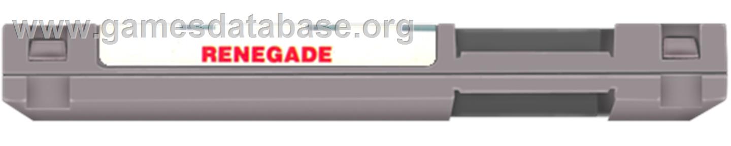 Renegade - Nintendo NES - Artwork - Cartridge Top