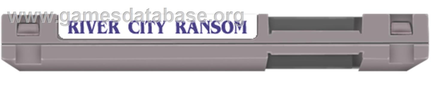 River City Ransom - Nintendo NES - Artwork - Cartridge Top