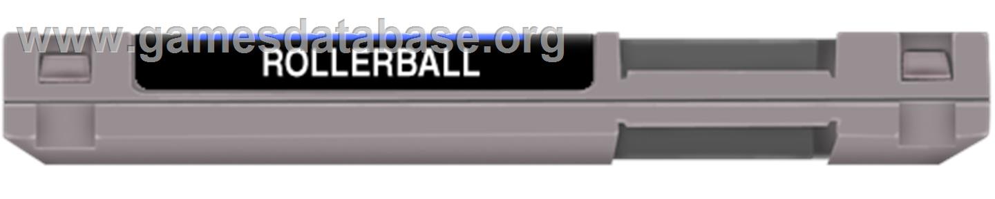 Roller Ball - Nintendo NES - Artwork - Cartridge Top