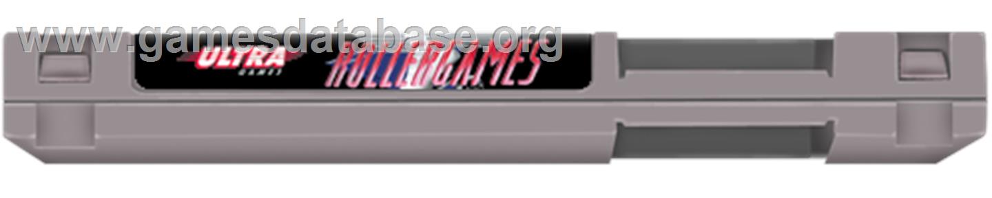 Rollergames - Nintendo NES - Artwork - Cartridge Top