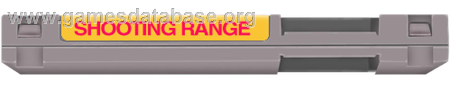 Shooting Range - Nintendo NES - Artwork - Cartridge Top