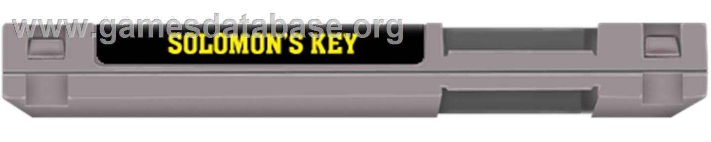 Solomon's Key - Nintendo NES - Artwork - Cartridge Top