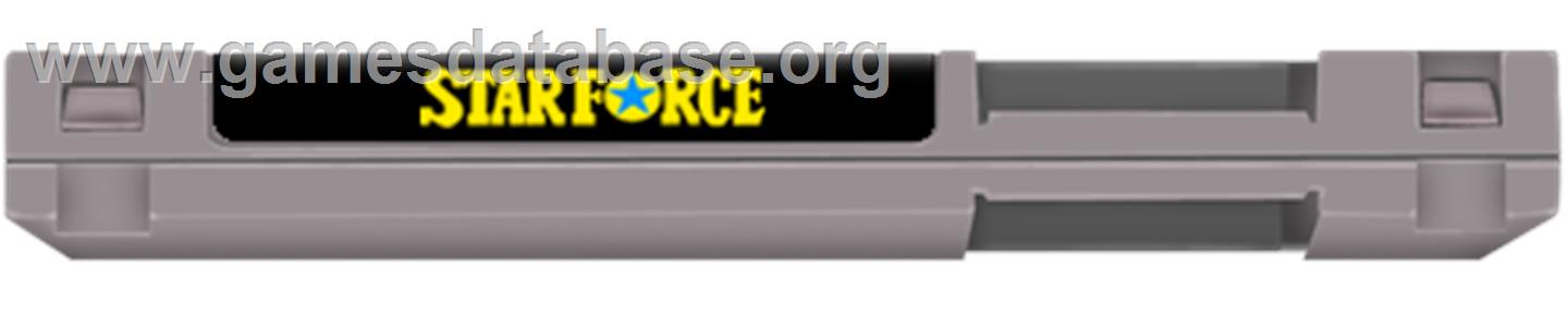 Star Force - Nintendo NES - Artwork - Cartridge Top