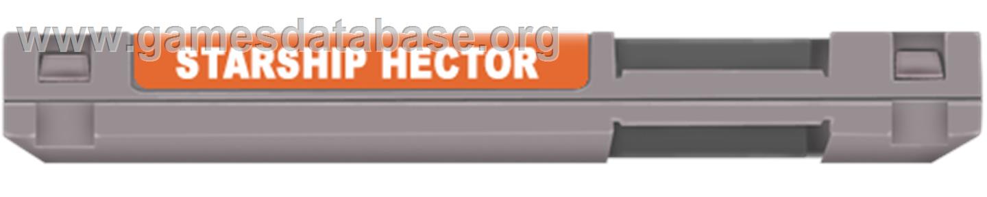 Starship Hector - Nintendo NES - Artwork - Cartridge Top