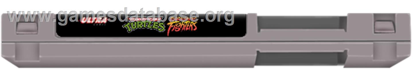 Teenage Mutant Ninja Turtles - Tournament Fighters - Nintendo NES - Artwork - Cartridge Top
