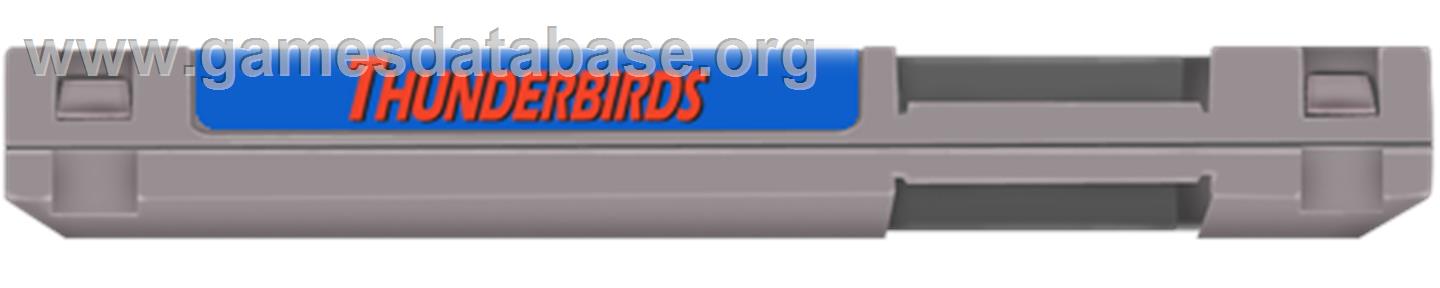 Thunderbirds - Nintendo NES - Artwork - Cartridge Top