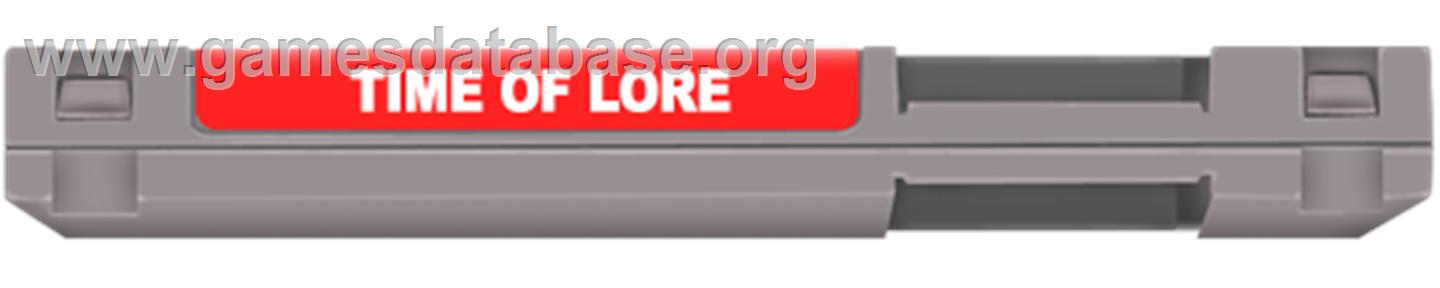 Times Of Lore - Nintendo NES - Artwork - Cartridge Top