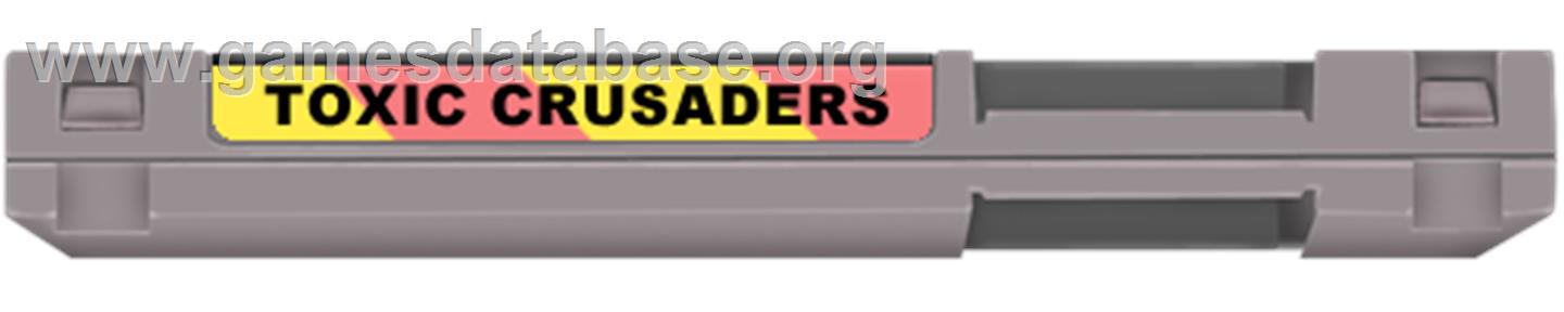 Toxic Crusaders - Nintendo NES - Artwork - Cartridge Top