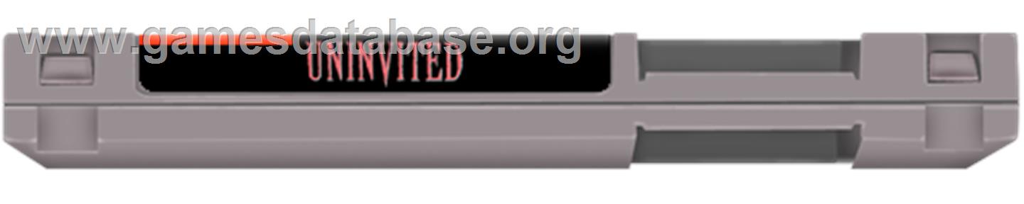 Uninvited - Nintendo NES - Artwork - Cartridge Top