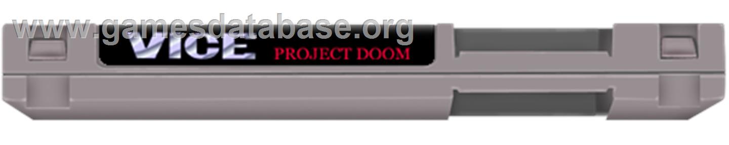 Vice: Project Doom - Nintendo NES - Artwork - Cartridge Top