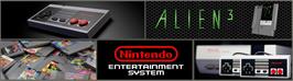 Arcade Cabinet Marquee for Alien³.