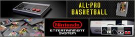 Arcade Cabinet Marquee for All Pro Basketball.