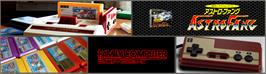 Arcade Cabinet Marquee for Astro Fang: Super Machine.