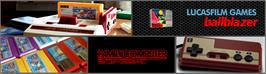 Arcade Cabinet Marquee for Ballblazer.