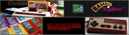 Arcade Cabinet Marquee for Baseball Fighter.