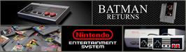 Arcade Cabinet Marquee for Batman Returns.