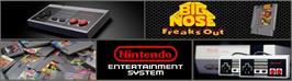 Arcade Cabinet Marquee for Big Nose Freaks Out.