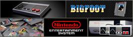 Arcade Cabinet Marquee for Bigfoot.