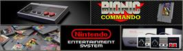 Arcade Cabinet Marquee for Bionic Commando.
