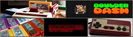 Arcade Cabinet Marquee for Boulder Dash.