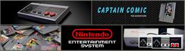 Arcade Cabinet Marquee for Captain Comic - The Adventure.