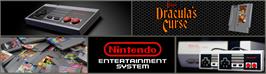 Arcade Cabinet Marquee for Castlevania III: Dracula's Curse.