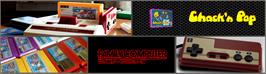 Arcade Cabinet Marquee for Chack'n Pop.