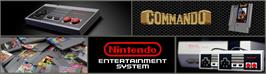 Arcade Cabinet Marquee for Commando.