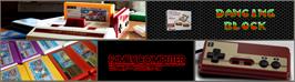 Arcade Cabinet Marquee for Dancing Blocks.