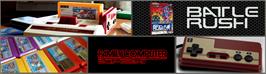 Arcade Cabinet Marquee for Datach - Battle Rush - Build Up Robot Tournament.