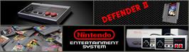 Arcade Cabinet Marquee for Defender 2.