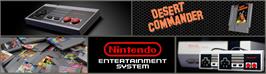 Arcade Cabinet Marquee for Desert Commander.