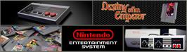 Arcade Cabinet Marquee for Destiny of an Emperor.