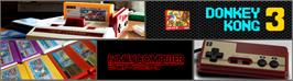 Arcade Cabinet Marquee for Donkey Kong 3.