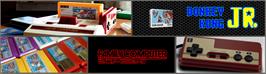 Arcade Cabinet Marquee for Donkey Kong Jr..