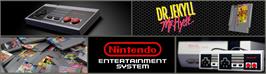 Arcade Cabinet Marquee for Dr. Jekyll and Mr. Hyde.