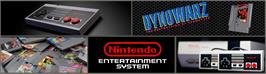 Arcade Cabinet Marquee for Dynowarz: Destruction of Spondylus.