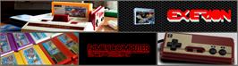 Arcade Cabinet Marquee for Exerion.