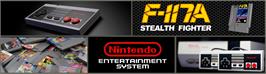 Arcade Cabinet Marquee for F-117A Stealth Fighter.
