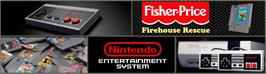 Arcade Cabinet Marquee for Fisher-Price: Firehouse Rescue.
