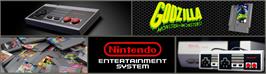 Arcade Cabinet Marquee for Godzilla - Monster Of Monsters.