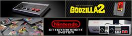Arcade Cabinet Marquee for Godzilla 2 - War Of The Monsters.