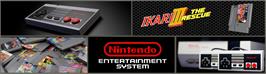 Arcade Cabinet Marquee for Ikari III - The Rescue.