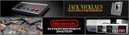 Arcade Cabinet Marquee for Jack Nicklaus' Greatest 18 Holes of Major Championship Golf.