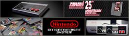 Arcade Cabinet Marquee for Jeopardy! 25th Anniversary Edition.